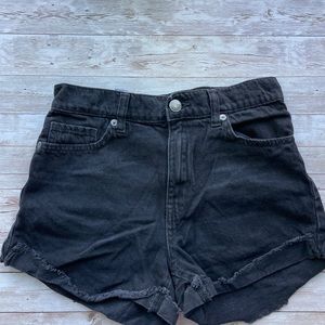 American Eagle Black Jean Shorts